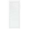 vidaXL Louverētas durvis Balts 69 x 49,4 cm Priedes masīvkoks