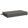 vidaXL Muguras spilvens SOEST 100% poliesters Pelēka 70 x 40 x 10 cm