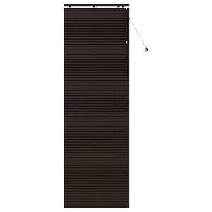 vidaXL Venēcijas žalūzija Tum&scaron;i brūna 75 x 250 cm 35 mm