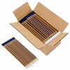 vidaXL HB zīmuļi &Oslash; 0,7 x 18 cm Zila un dzeltena Ciets popļu koks