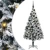 vidaXL Mākslīgā Ziemassvētku eglīte Balts 180 cm