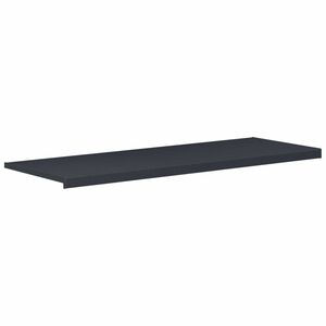 vidaXL Logu palodze Antracīts ar koka tekstūru 120 x 50 x 4,5 cm PVC