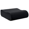 vidaXL Sēdvietas spilvens Vienkrāsains Melna 40 x 40 x 13 cm PU putas