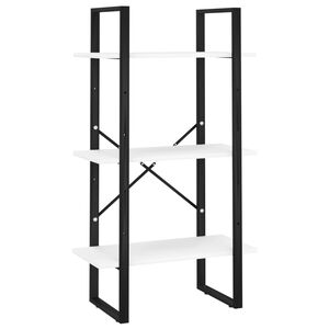 vidaXL plaukts, balts, 60x30x105 cm, inženierijas koks