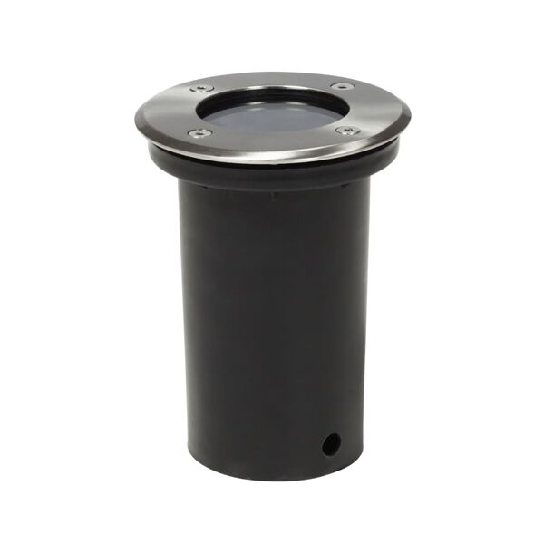 vidaXL dārza lampas, 12 gab., iebūvējamas zemē, apaļas