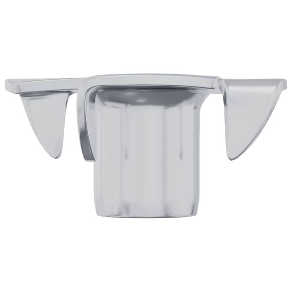 vidaXL Pronged T-nut 7200 pcs Sudraba M6 mm Tērauds