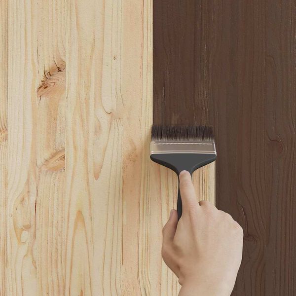 vidaXL Koka krāsa Brūna 16,5 x 16,5 x 15,9 cm Sienas druka