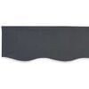 vidaXL Apgaismojošs valance Antracīts 580 x 20 cm Audekls