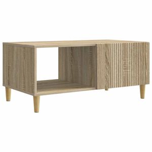 vidaXL Kafijas galdiņ&scaron; Sonomas ozols 90 x 50 x 40 cm Inženierijas koks
