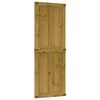 vidaXL &Scaron;ķūņa durvis Corona Medus Brūns 80 x 210 cm Priedes masīvkoks