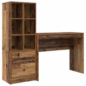 vidaXL Galds Vecs koks 145,5 x 40 x 127 cm 2 gab.
