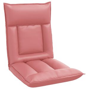 vidaXL Grīdas krēsls Rozā 55 x 61 x 70 cm Mākslīgā āda