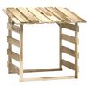 vidaXL dārza pergola ar jumtu, 100x90x100 cm, impregnēta priede