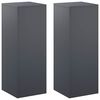 vidaXL Augu statīvs 2 pcs Antracīta 30 x 30 x 80 cm Cinkota tērauda