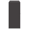 vidaXL Skapītis Melna 90 x 40 x 90 cm Auksti velmēts tērauds