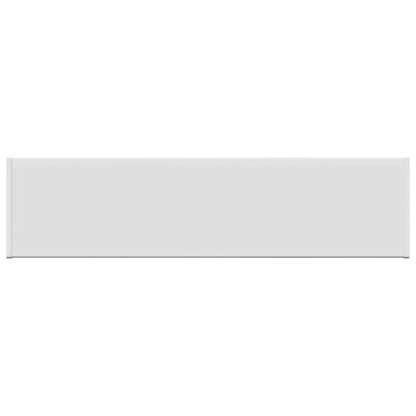 vidaXL Logu palodze Balts 80 x 20 x 4,5 cm PVC