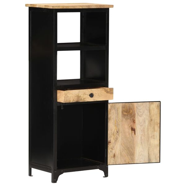 vidaXL augstais skapītis, 45x32x110 cm, mango masīvkoks