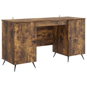 vidaXL Galds Kūpināts ozols 142,5 x 50 x 75 cm Inženierijas koks
