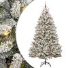 vidaXL Mākslīgā Ziemassvētku eglīte 270 cm 300 LED Silti balts