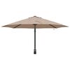 vidaXL Dārza parasols Pelēkbrūna 248 x 248 x 148 cm