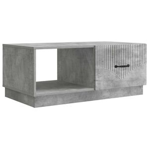 vidaXL Kafijas galdiņ&scaron; Betona pelēks 90 x 50 x 37 cm Inženierijas koks