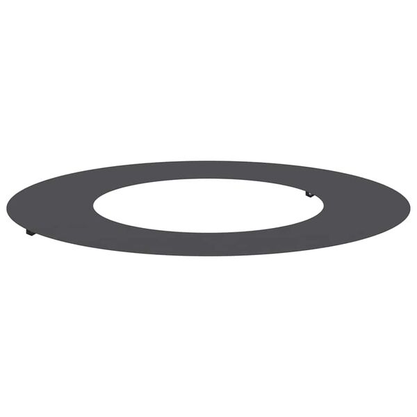 vidaXL piemērots plakana koka gredzenam Melna &Oslash;40 / 70 cm Tērauds