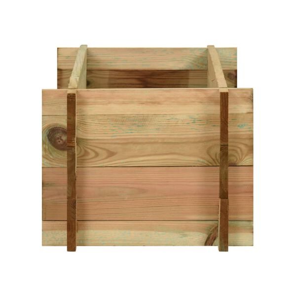 vidaXL dārza stādu kaste, 80 cm, impregnēts priedes koks