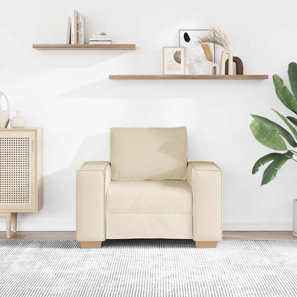 vidaXL dīvāna krēsls, lins, 100x78x84 cm