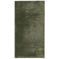 vidaXL paklājs HUARTE, īsa spalva, mīksts, mazgājams, zaļš, 60x110 cm