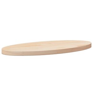 vidaXL galda virsma, 60x30x2,5 cm, priedes masīvkoks, ovāla