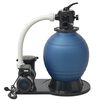 vidaXL baseina smil&scaron;u filtrs, sūknis, 1000 W, 16800 L/h, XL