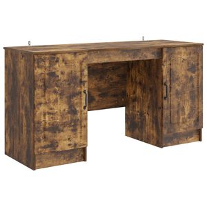 vidaXL Galds Kūpināts ozols 142,5 x 50 x 75 cm Inženierijas koks