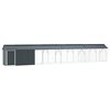 vidaXL Putnu būris Antracīts 844 x 103 x 142 cm Cinkots tērauds