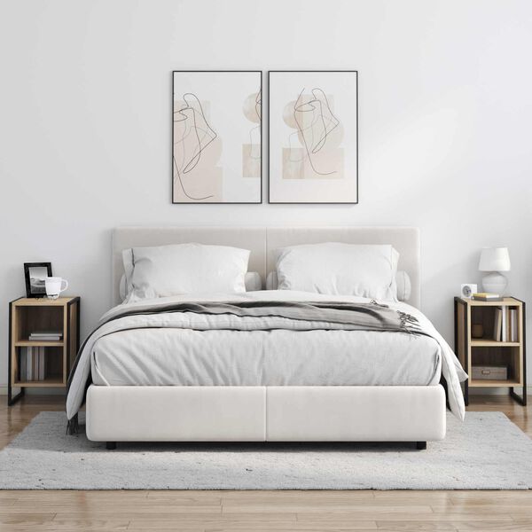 vidaXL Naktsgaldiņš Sonoma 39.5 x 30 x 50 cm Inženierijas koks