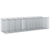 vidaXL Gabions pacelta gulta 4 gab. 400 x 100 x 100 cm Cinkota tērauda