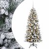 vidaXL Mākslīgā Ziemassvētku egle ar bumbiņu 150 cm 150 LED