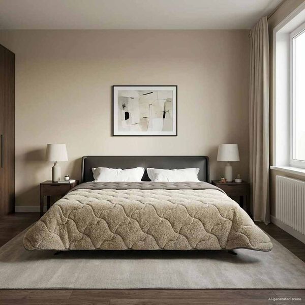 vidaXL Pilnas gada sega Tiltiņ&scaron; Gai&scaron;i pelēka 200 x 240 cm