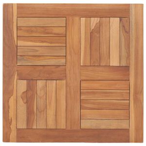 vidaXL galda virsma, 60x60x2,5 cm, masīvs tīkkoks