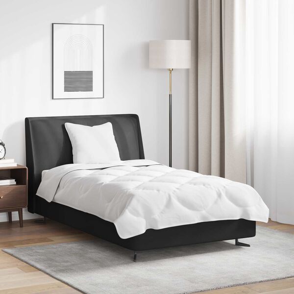 vidaXL Segas komplekts ar spilvenu 2 pcs Balts Mikrošķiedra