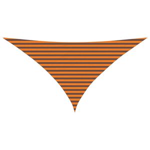 vidaXL Saules ēnas buras Oranžs un brūns 3,5 x 3,5 x 4,9 m