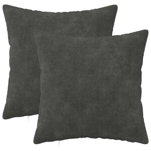 vidaXL Spilvenu pārvalks 2 pcs HEERLEN Antracīta 30 x 30 cm