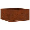 vidaXL Uguns bļoda Rūsa 60 x 60 x 30 cm Novecināts tērauds