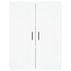 vidaXL augstais skapis, balts, 69,5x34x180 cm, inženierijas koks