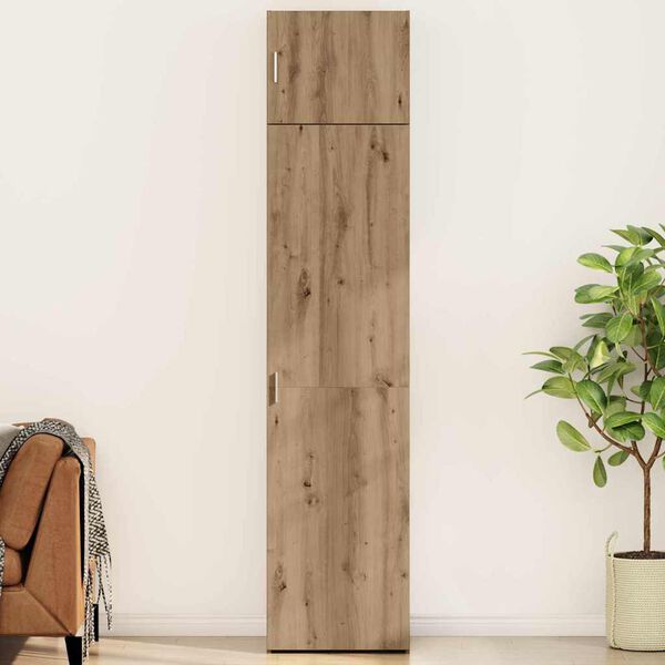 vidaXL Puse 3 pcs Artisānā ozols