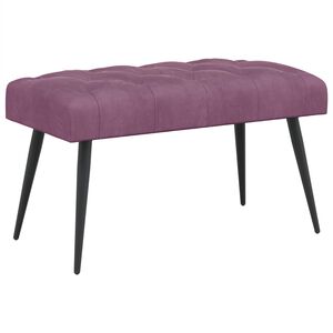 vidaXL Sols ar pogām Violeta 80 x 40 x 46 cm Samts