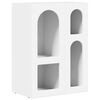 vidaXL Puse ELST Balts 59 x 35 x 80.5 cm Inženierijas koks