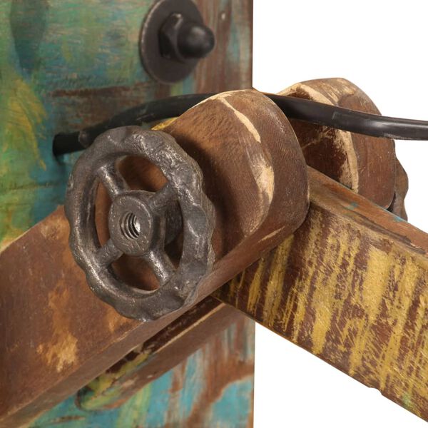 vidaXL sienas lampa, industriāls stils, krāsaina, apaļa, E27