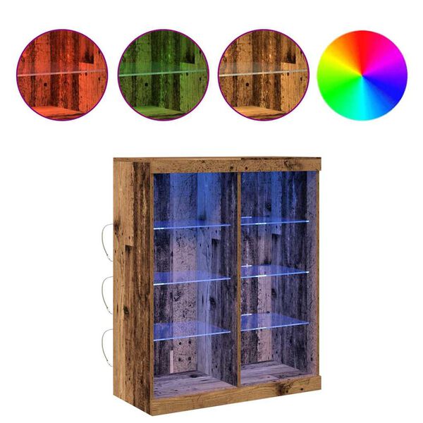 vidaXL Puse Vecs koks 41 x 37 x 100 cm Inženierijas koks