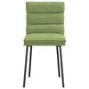 vidaXL virtuves krēsli, 2 gab., gai&scaron;i zaļ&scaron; samts