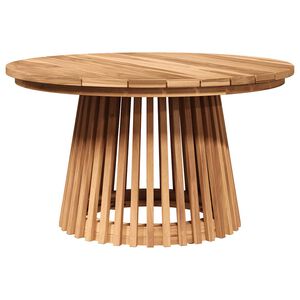 vidaXL Sānu galds Brūna 70 x 70 x 40 cm Ciets tek&scaron;a koks